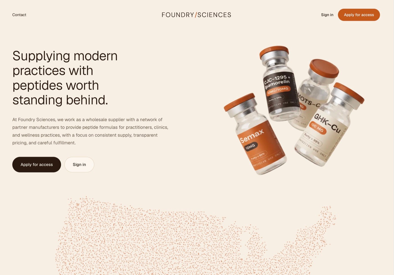 Foundry Sciences website