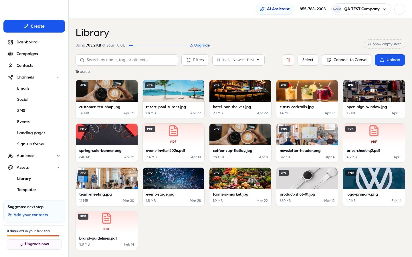 My Library · product UI